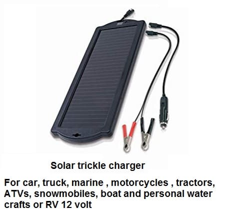 Sunway Solar Car Battery Trickle Charger