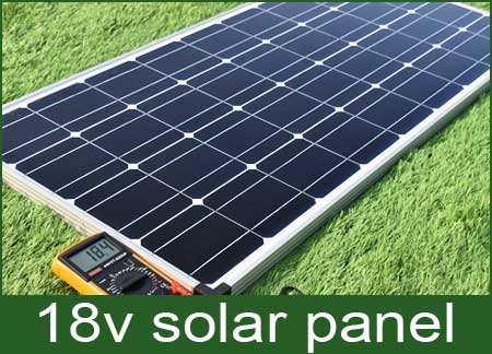 18V Solar Panel To Charge 12V Battery