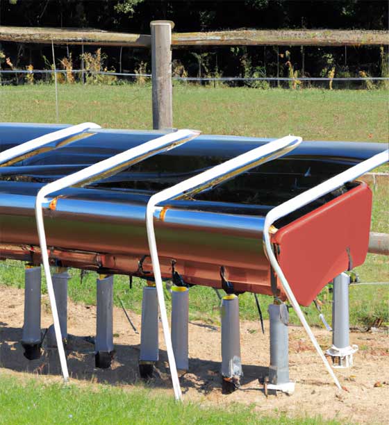 Solar Water Trough Heaters for Horses