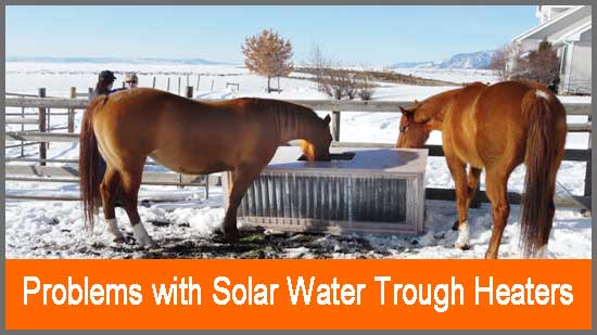Common Problems with Solar Water Trough Heaters for Horses
