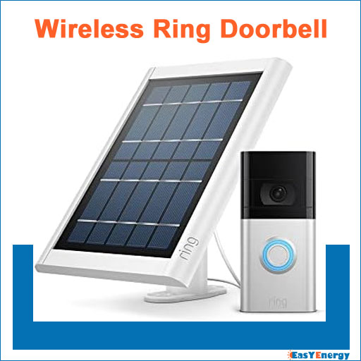 wireless ring doorbell solar charger