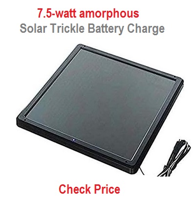 7.5-watt amorphous solar trickle battery charge